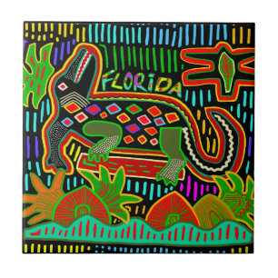 Carreau Floride Gator dans la jungle tropicale Carrelage