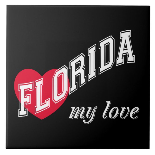 Carreau Floride mon amour (Devant)