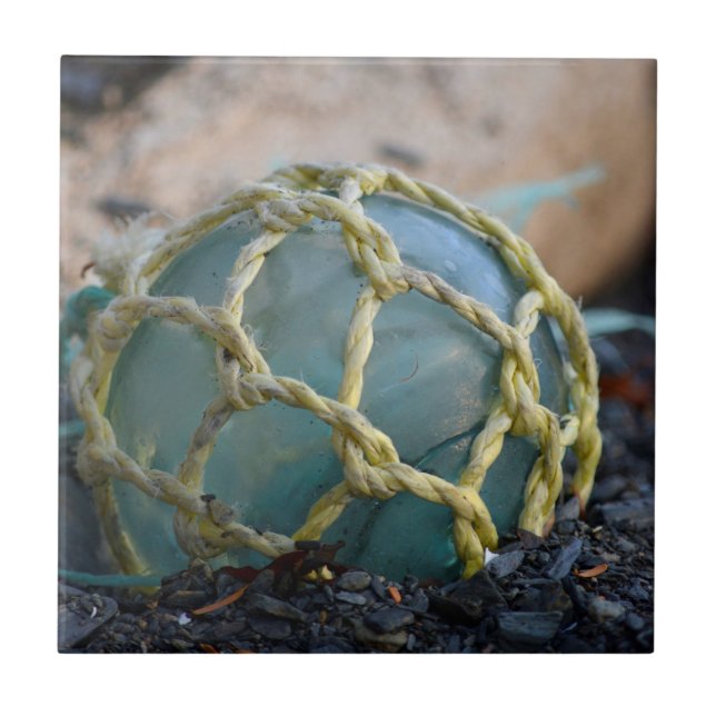 Carreau Flotte de pêche au verre, verticale (Devant)