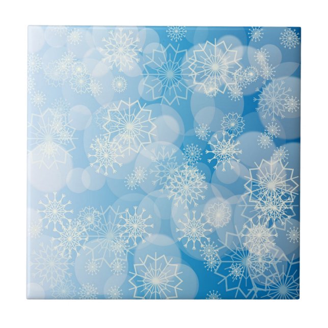 Carreau Fond de flocon de neige (Devant)