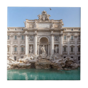 Carreau Fontaine de Trevi tôt le matin - Rome, Italie