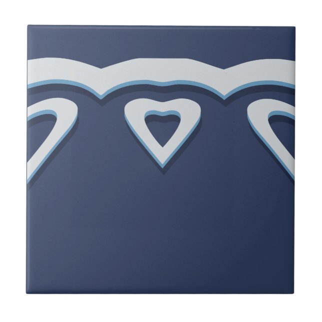 Carreau Forêt d'Imaginaire Bleu Forêt Mural Défilement fro (Devant)