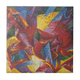 Carreau Formes plastiques d'un cheval - Umberto Boccioni