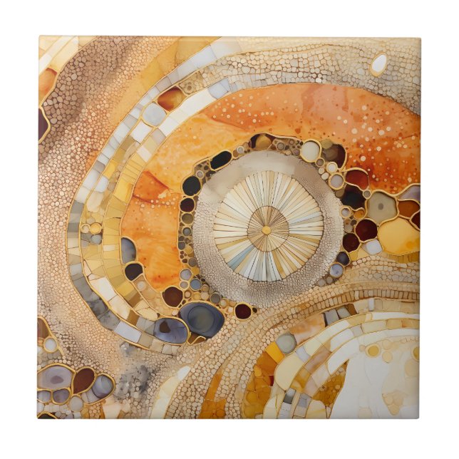 Carreau fossile Abstrait (Devant)