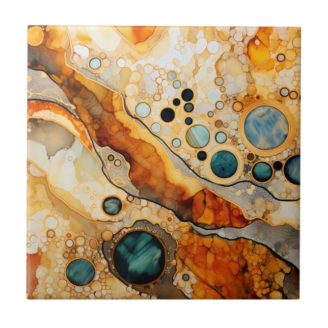 Carreau fossile Abstrait (Devant)