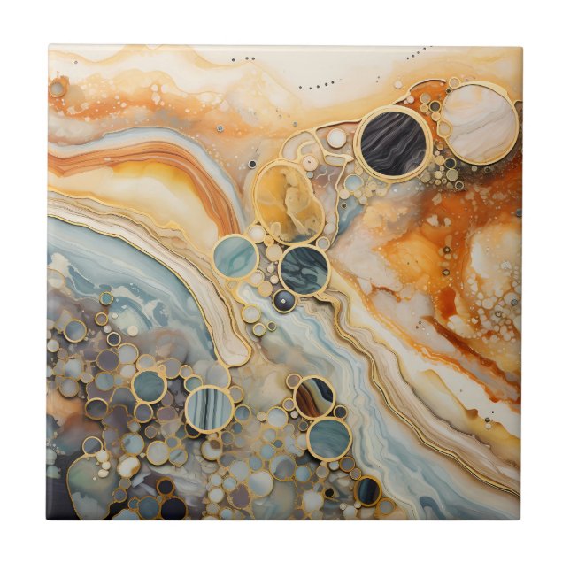 Carreau fossile Abstrait (Devant)