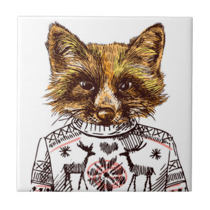 Carreau Fox habillé rusé