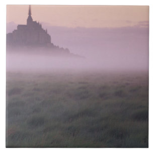 Carreau FRANCE, Normandie Mont St. Michel. Brume matinale