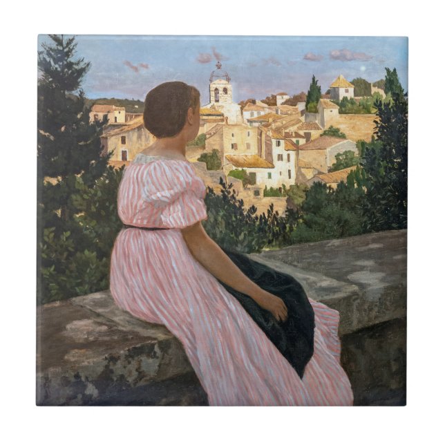 Carreau Frederic Bazille - La robe rose (Devant)