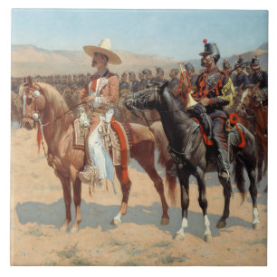Carreau Frederic Remington - Le Major Mexicain