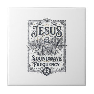Carreau Fréquence d'onde sonore Jésus Fréquence d'onde son