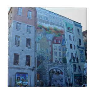 Carreau Fresque dans le Vieux-Québec, Québec, Canada