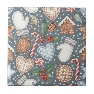 Carreau Friandises fantaisistes de vacances & Mitaines d'h