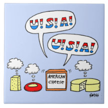 Fromage américain patriotique USA Humoristique