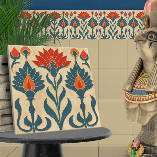 Carreau Frontière Art déco égyptienne (Créateur téléchargé)