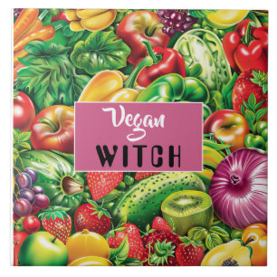 Carreau Fruits et légumes colorés Sorcière végétale