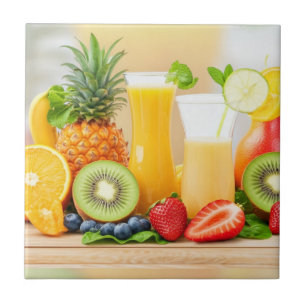 Carreau Fruits frais juteux