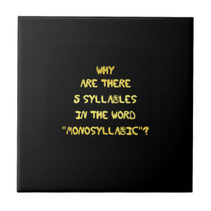 Carreau Funny 5 syllabe Orthographe Joke