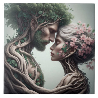 Carreau fusão homem e natureza