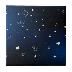 Carreau Galaxie noire