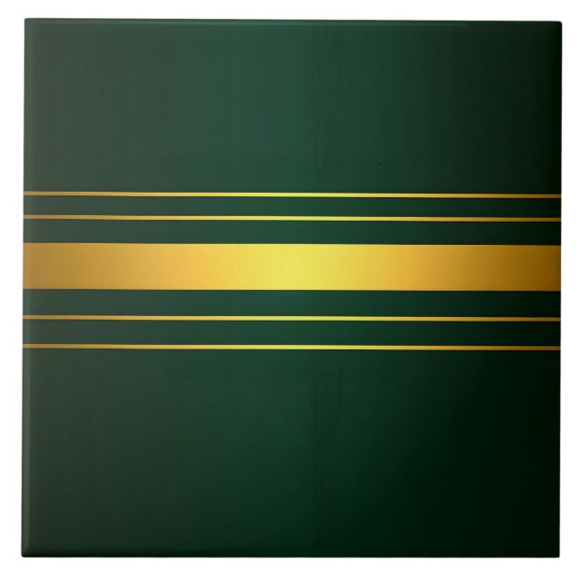 Carreau Gamme de textiles de luxe tendance Green Gold (Devant)