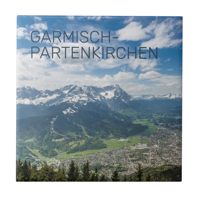Carreau Garmisch-Partenkirchen Bavaria Alpes Panorama Cade (Devant)