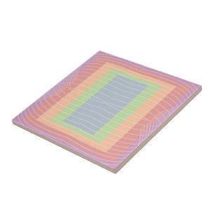 Carreau Gâteau de bonbons Bloc de couleur pastel