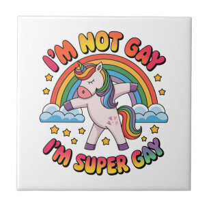 Carreau Gay Je Suis Super Gay Sublimation-60681 T-Shirt Tr