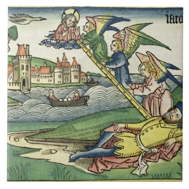 Carreau Genèse 28 l'échelle de 10 Jacob, de 'Nuremberg (Devant)