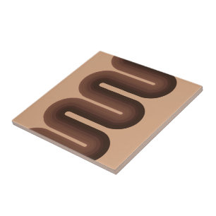 Carreau Geo Brown minimaliste