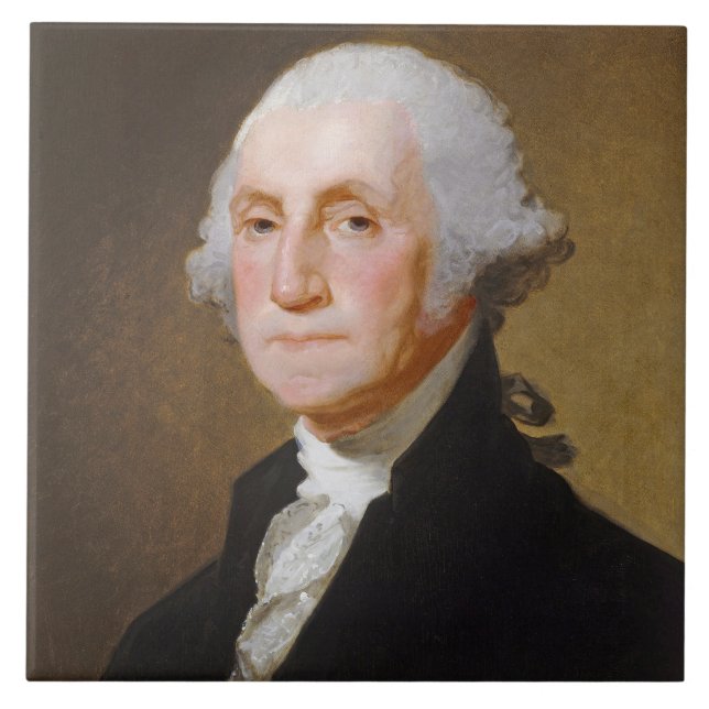 Carreau George Washington, c.1821 (huile sur la toile) (Devant)