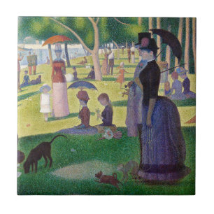 Carreau Georges Seurat - Un dimanche après-midi à l'Île de