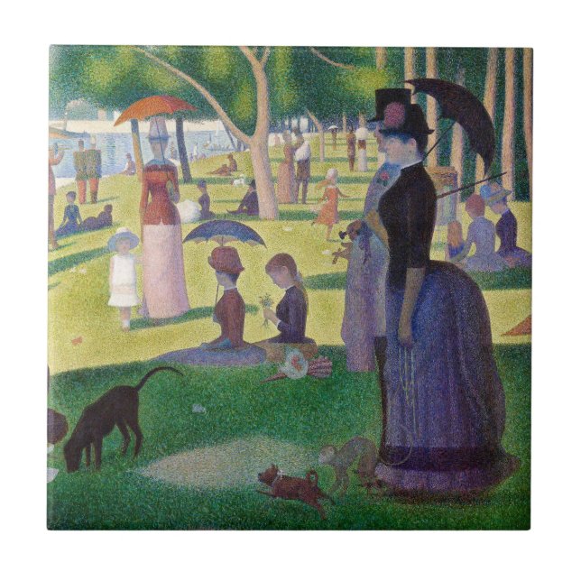 Carreau Georges Seurat - Un dimanche sur La Grande Jatte (Devant)