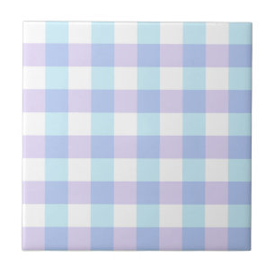 Carreau Gingham Violet Pastel