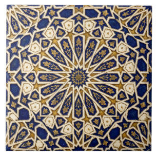 Carreau Girih Géométrique Marocain