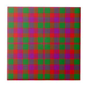 Carreau Glasgow Clan Chasse Tartan Plaid