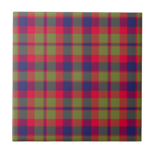 Carreau Glasgow Clan Chasse Tartan Plaid