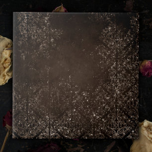 Carreau Glimmery Bronze Grunge   Riche Brown verre Damas