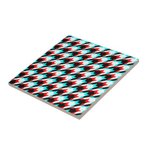 Carreau Glitch Damier Chien