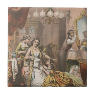Carreau Glycérine de cacao de Hovey, vers 1860