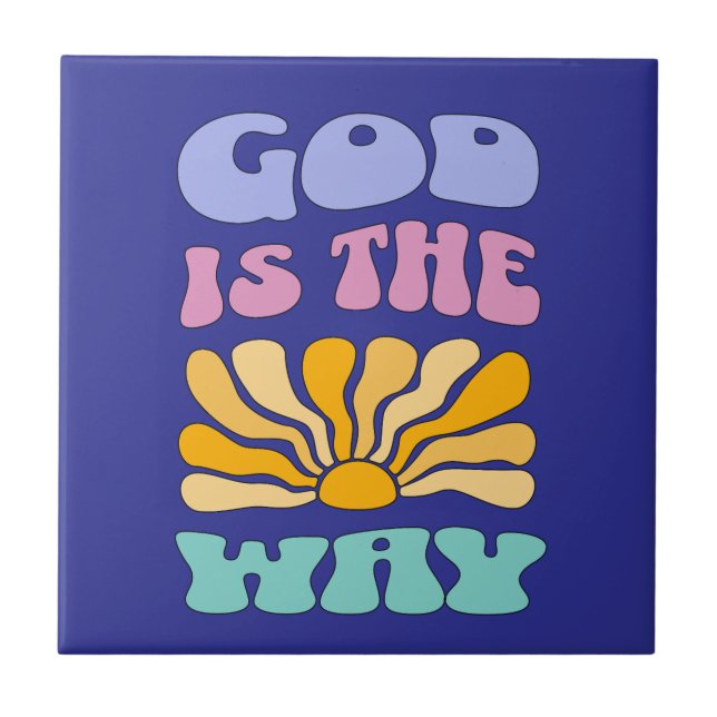 Carreau God is the Way (Devant)