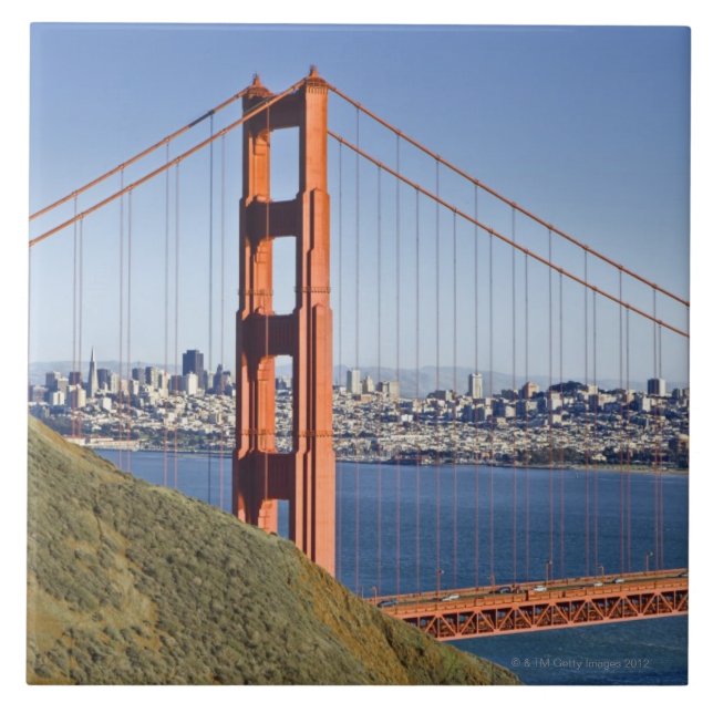 Carreau Golden gate bridge et San Francisco. (Devant)