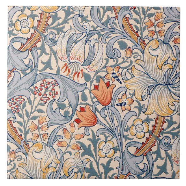 Carreau Golden Lily, William Morris (Devant)