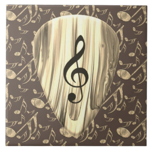 Carreau Golden Plectron - Design élégant pour les mélomane