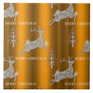 Carreau Golden Reindeer Sparkings Noël