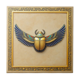 Carreau Golden Scarab Elegance