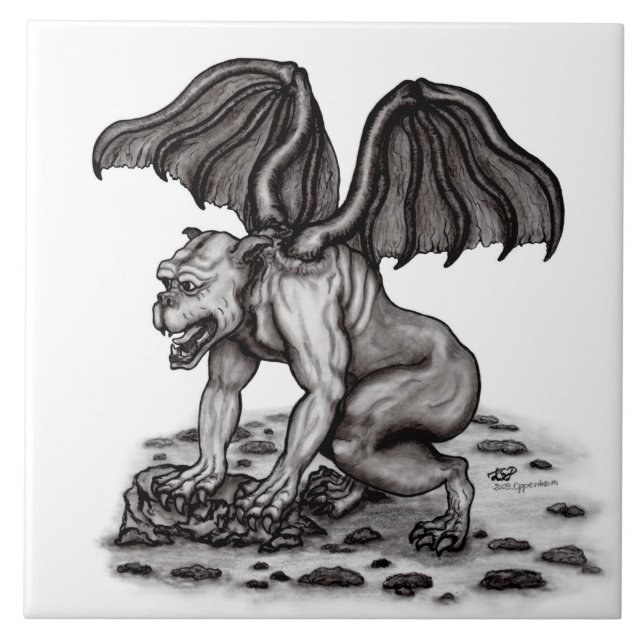 Carreau Golem Gargoyle (Devant)