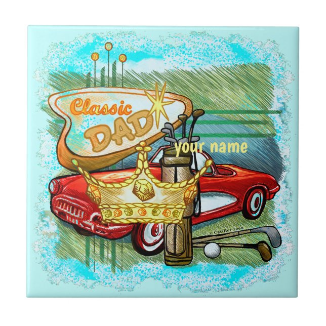 Carreau Golf classique papa (Devant)