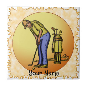 Carreau Golfer Sun Man