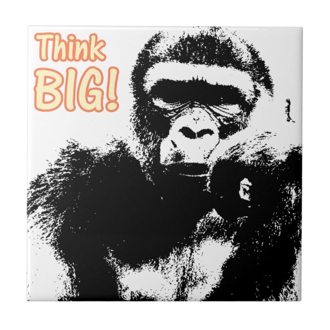 Carreau Gorilla pense grand (Devant)